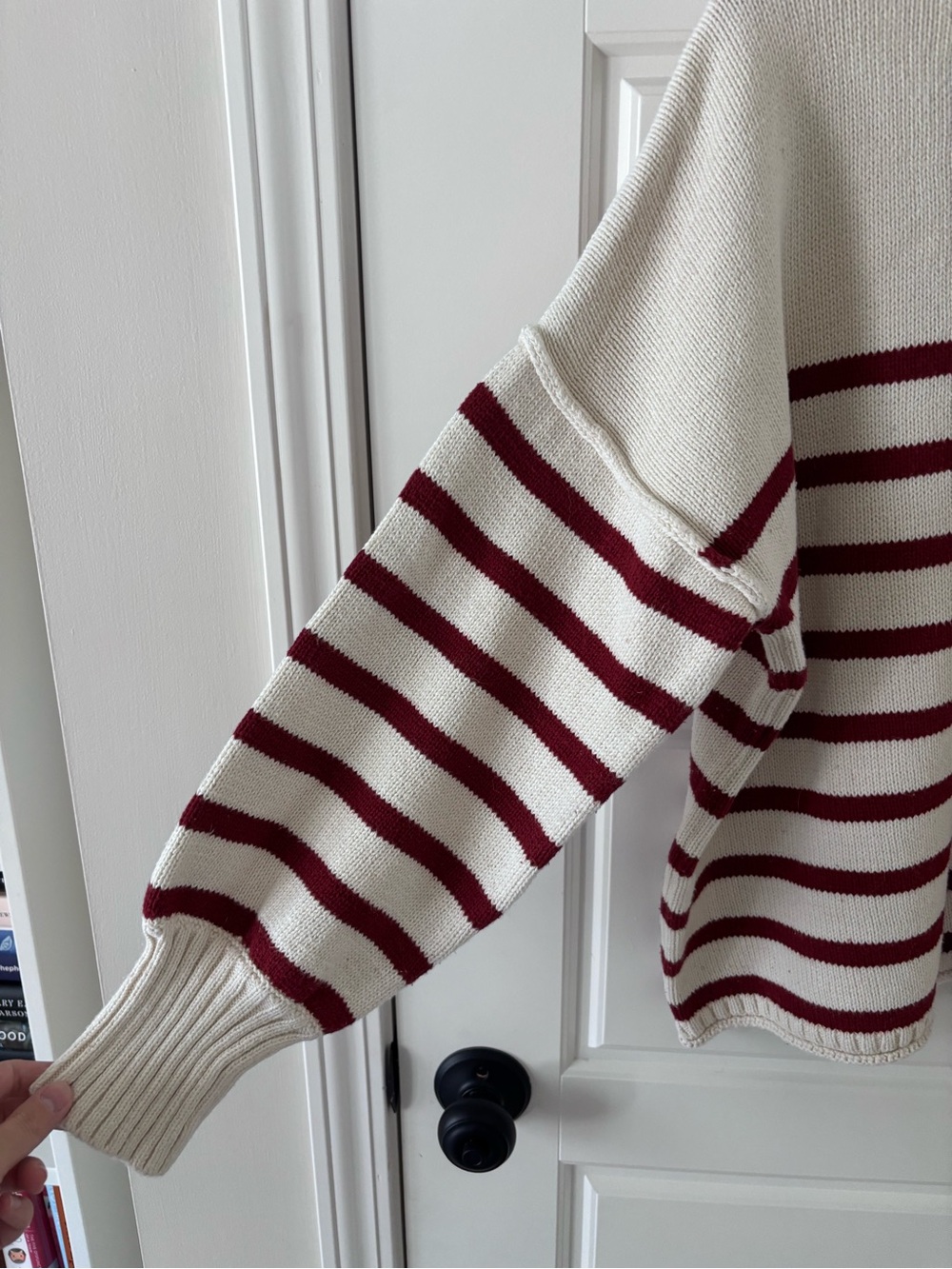 Madewell Striped Crewneck Sweater - Picture 2 of 5